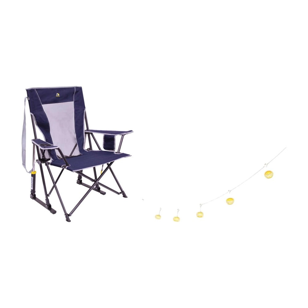 GCI Comfort Pro Rocker Indigo Blue + Claymore Enough 5 Bundle, Outdoor Bundles, - Outdoor Kuwait