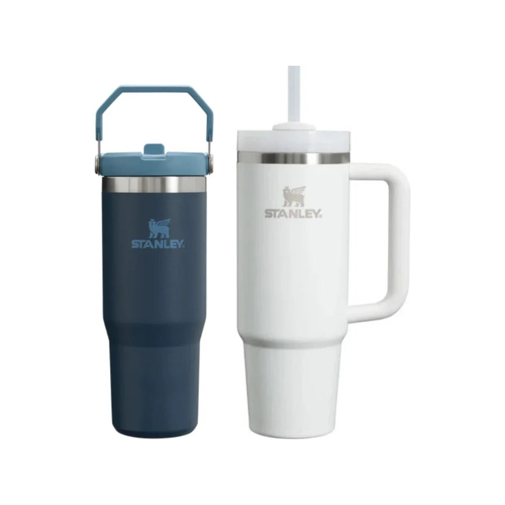 Stanley IceFlow 30oz Navy + Quencher H2.0 30oz Frost Bundle, Outdoor Bundles, - Outdoor Kuwait