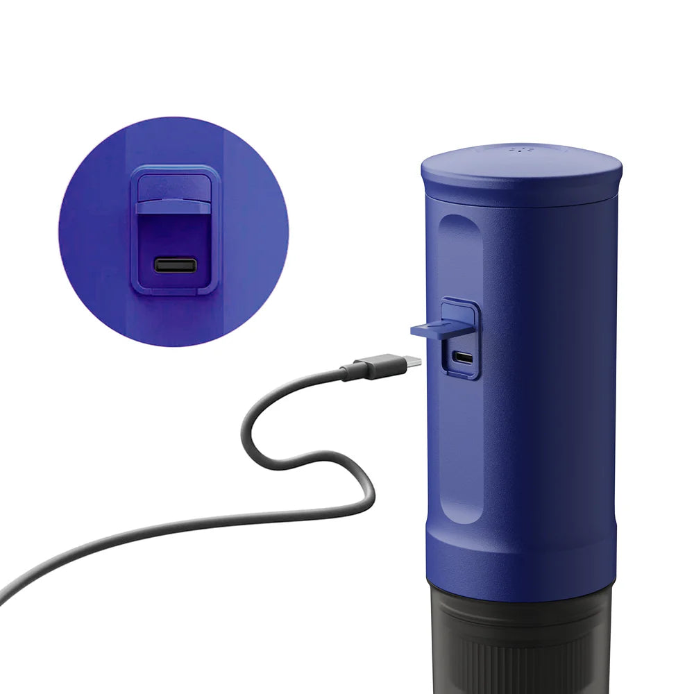 Outin Nano Portable Espresso Machine Set (Ocean Blue), Espresso Machine, - Outdoor Kuwait
