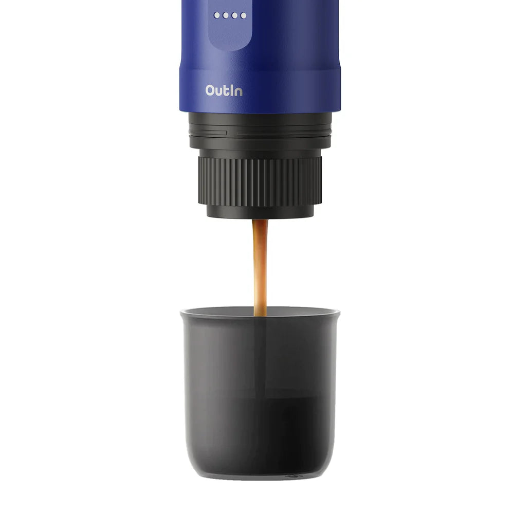 Outin Nano Portable Espresso Machine Set (Ocean Blue), Espresso Machine, - Outdoor Kuwait