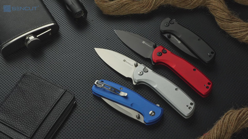 SENCUT S22043B-1 ArcBlast Folding Pocket Knife Black