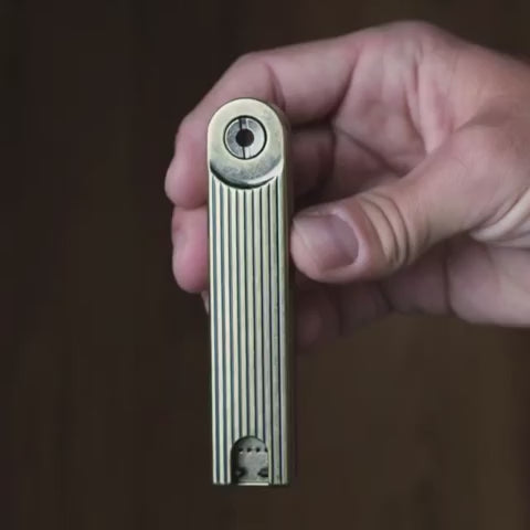 Barebones Pivot Arc Lighter Brass, , - Outdoor Kuwait