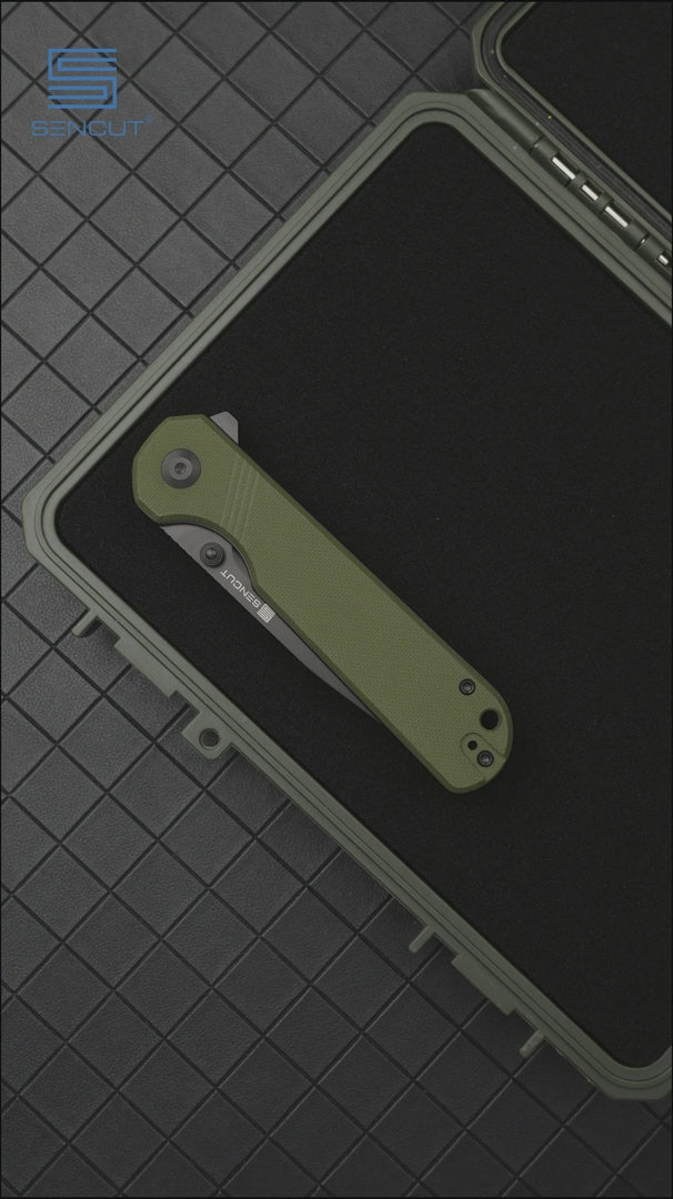 Load video: SENCUT Aetheris Pocket Knife S24095-2