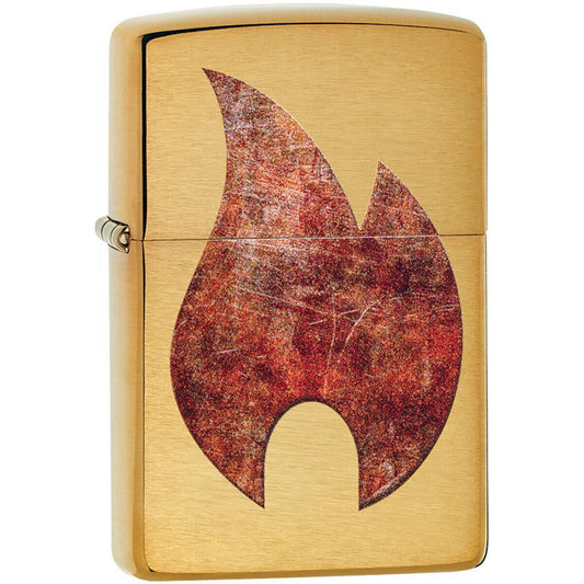 ZIPPO  RUSTY FLAME DESIGN, Lighters & Matches,    - Outdoor Kuwait