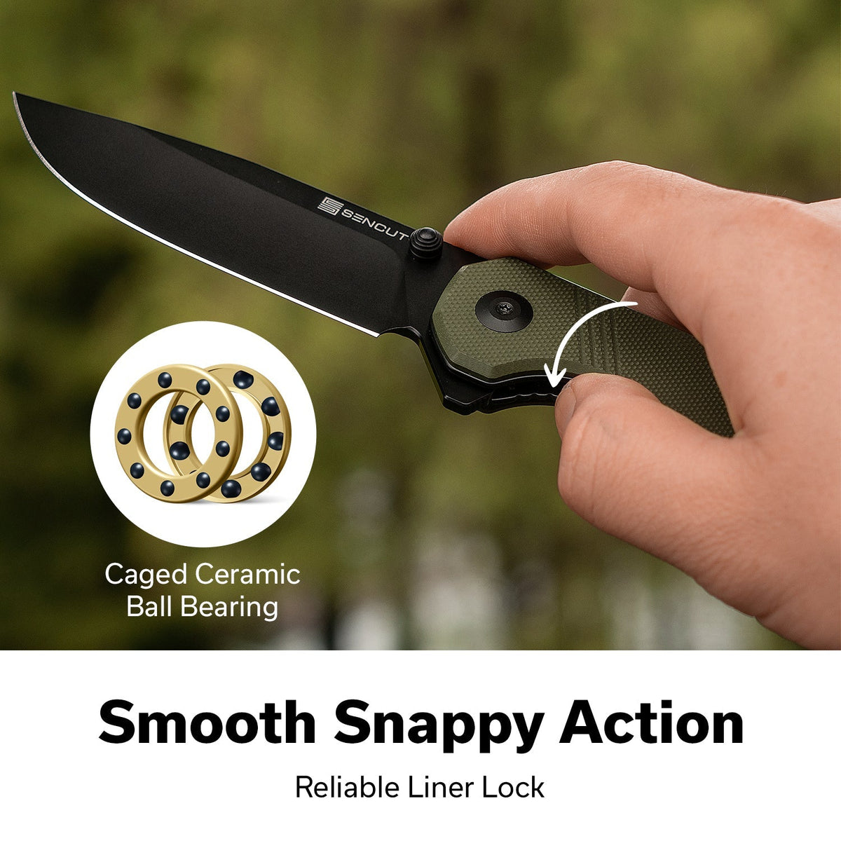 SENCUT Aetheris Pocket Knife S24095-2