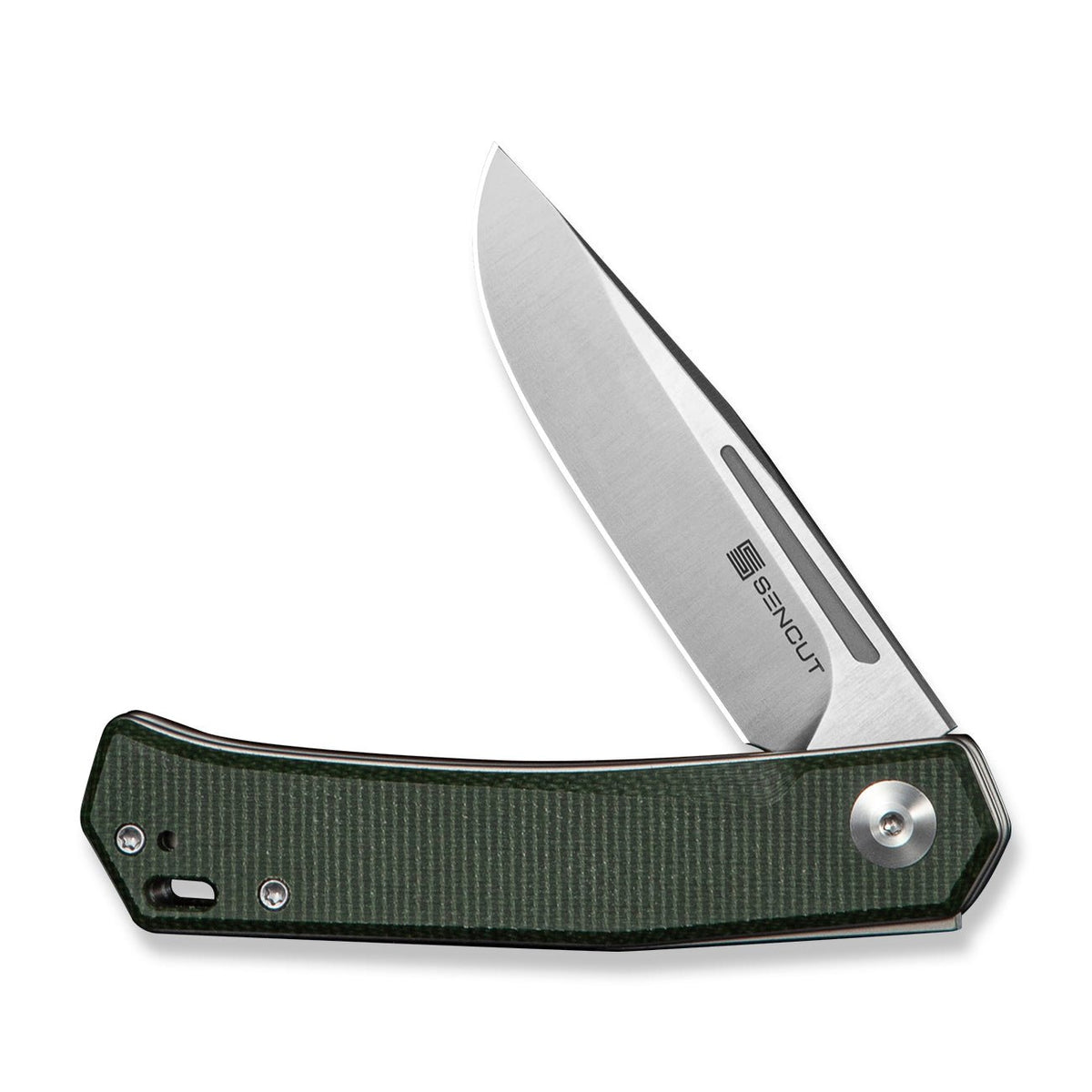 SENCUT Braxx Green Micarta Pocket Knife S25089-2, Knives, - Outdoor Kuwait
