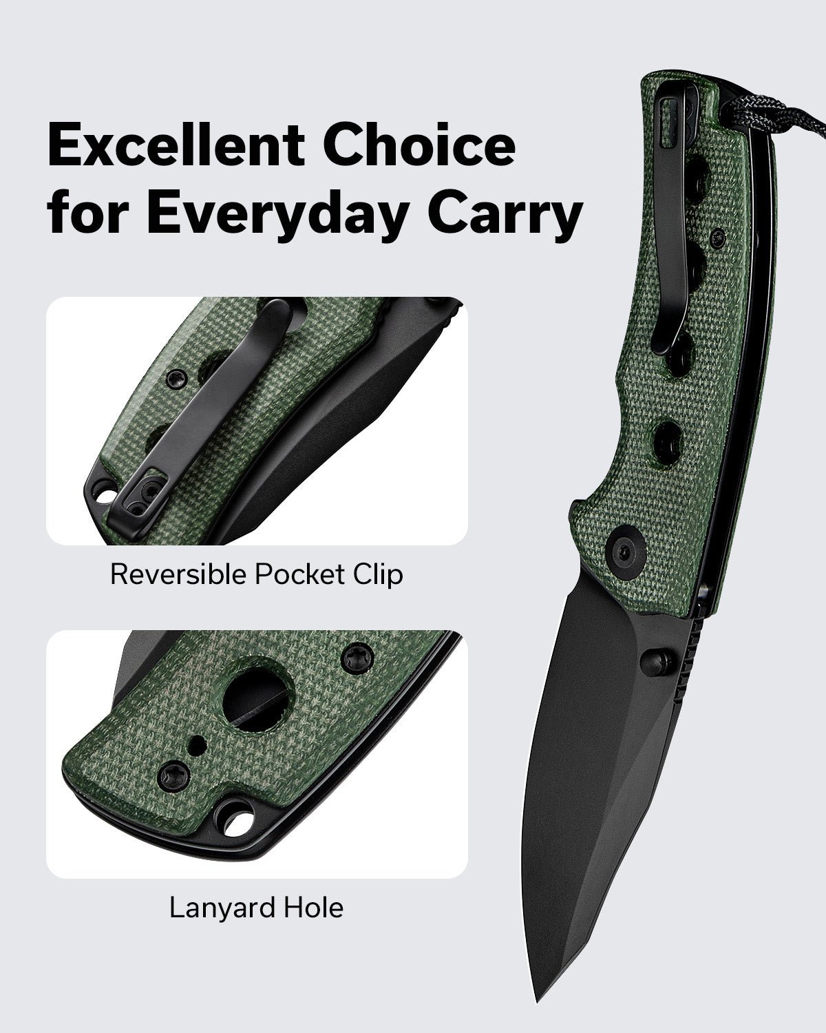 SENCUT Excalis Pocket Knife S23068-3