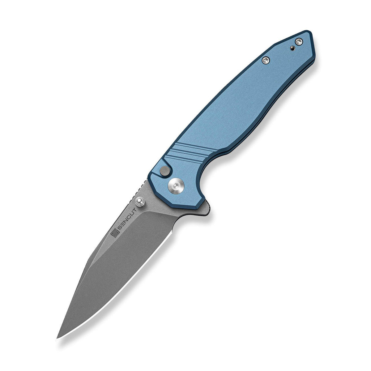 SENCUT Selkyris Blue Aluminum Pocket Knife S25068-3, Knives, - Outdoor Kuwait