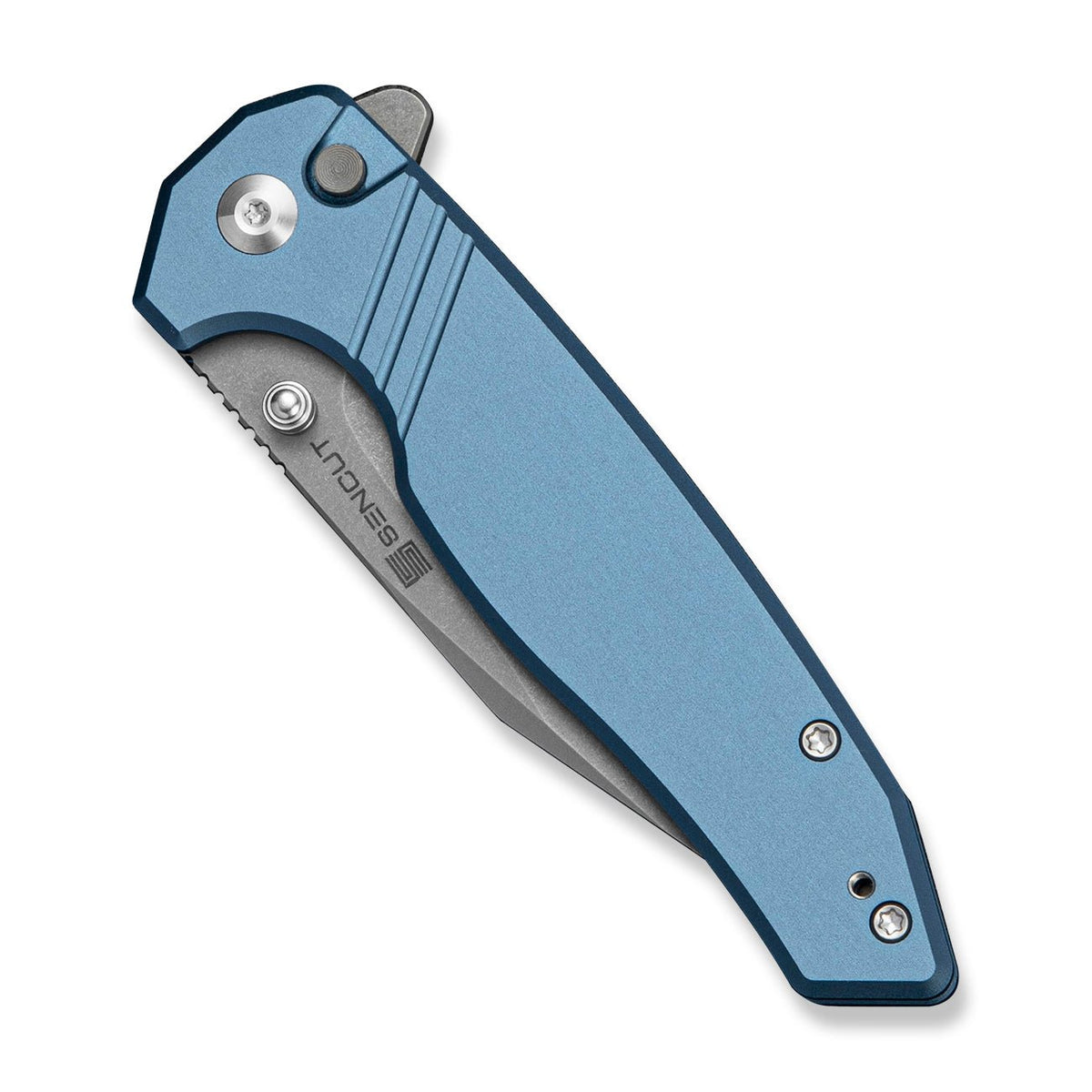 SENCUT Selkyris Blue Aluminum Pocket Knife S25068-3, Knives, - Outdoor Kuwait