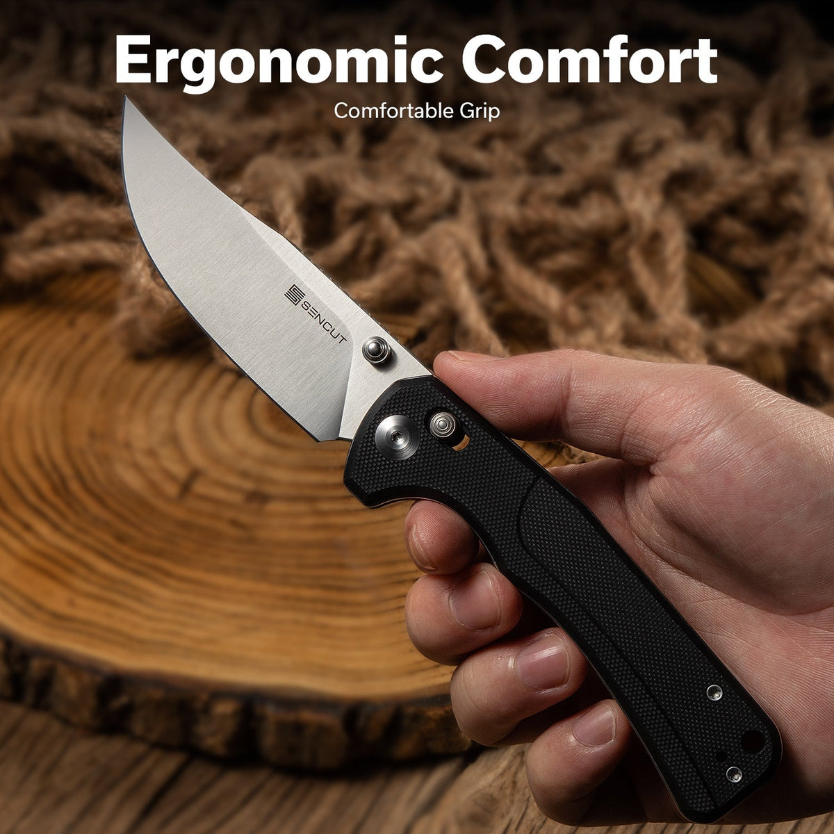 SENCUT Slybolt Pocket Knife S25001-1