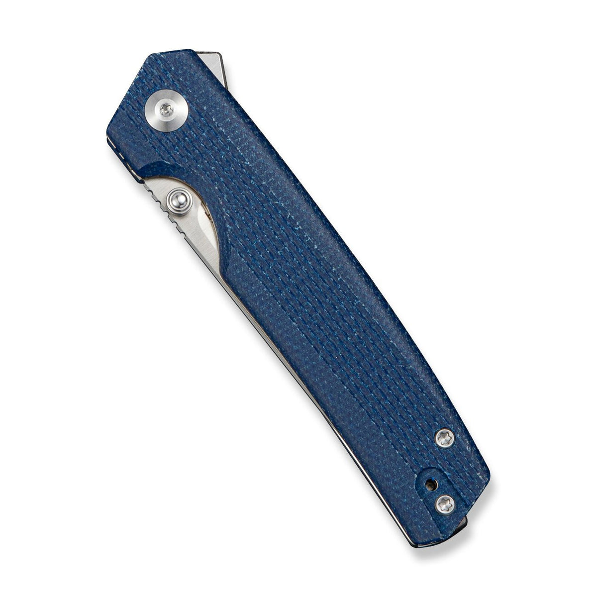 SENCUT Stria Blue Micarta Pocket Knife S25112-3, Knives, - Outdoor Kuwait