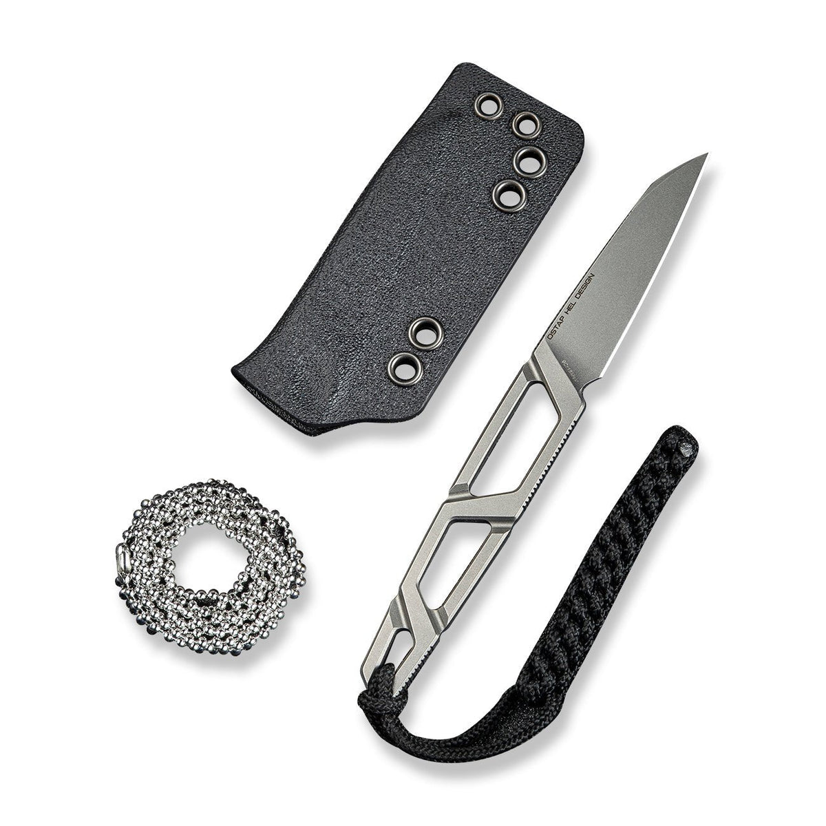 SENCUT TEXO Stonewashed Neck Knife S23095-2, Knives, - Outdoor Kuwait