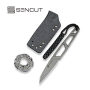 SENCUT TEXO Stonewashed Neck Knife S23095-2, Knives, - Outdoor Kuwait