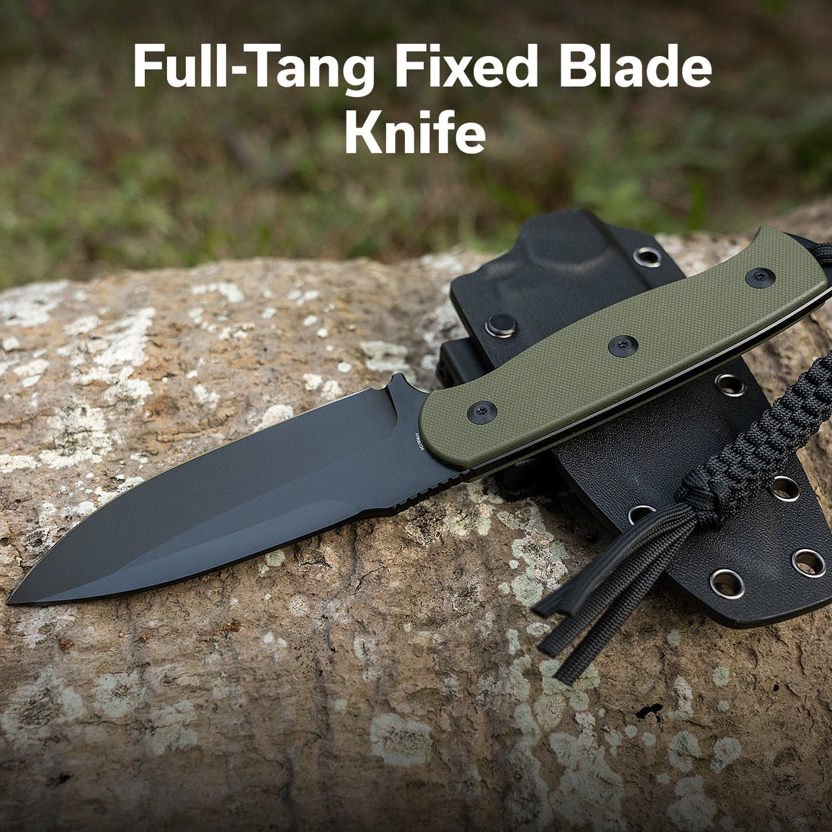 SENCUT Toxodon Green G10 Fixed Blade Knife S24036-2, Knives, - Outdoor Kuwait