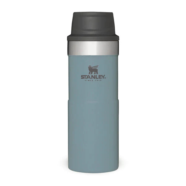 STANLEY CLASSIC TRIGGER ACTION TRAVEL MUG | 0.35L, Mugs, Shale   - Outdoor Kuwait