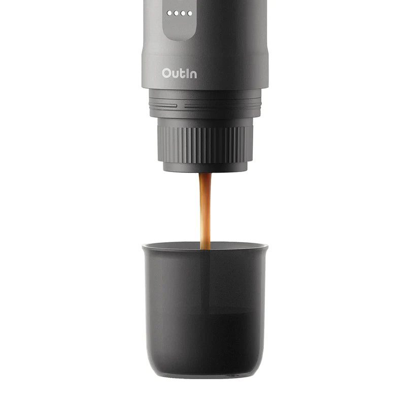 Outin Nano Portable Espresso Machine (Space Grey), Espresso Machine, - Outdoor Kuwait