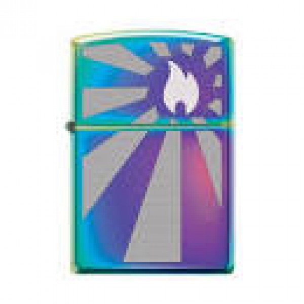 Zippo Reg Spectrum Searching For The Flame Lighter -ZP151 AE180614, Lighter, - Outdoor Kuwait