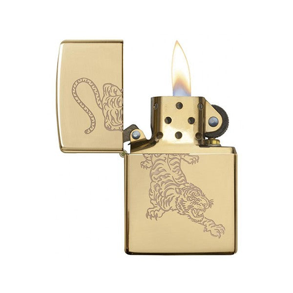 Zippo Tatto Tiger Lighter -ZP29884, Lighter, - Outdoor Kuwait