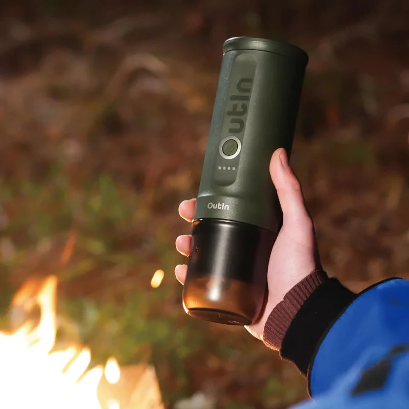 Outin Nano Portable Espresso Machine (Forest Green), Espresso Machine, - Outdoor Kuwait