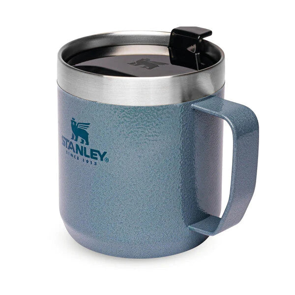 Stanley CLA Stay-Hot Camp Mug, Mugs, 12oz Hammertone Ice - Outdoor Kuwait