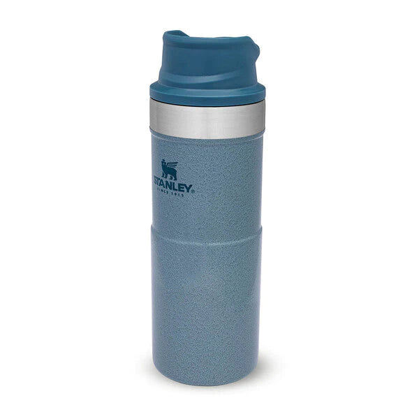 STANLEY CLASSIC TRIGGER ACTION TRAVEL MUG | 0.35L, Mugs, Hammertone Ice   - Outdoor Kuwait