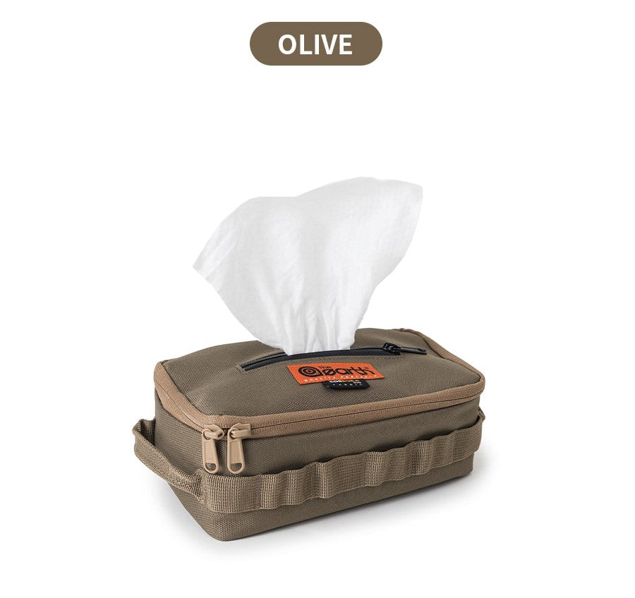 The Earth Wet Tissue Case, Pouch, Olive - Outdoor Kuwait