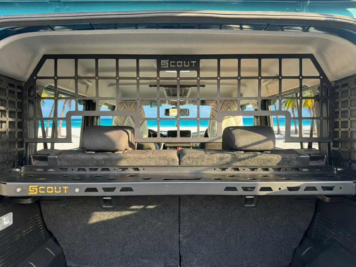 Scout Cargo Barrier - Suzuki Jimny (4 Doors), Molle Panels, - Outdoor Kuwait
