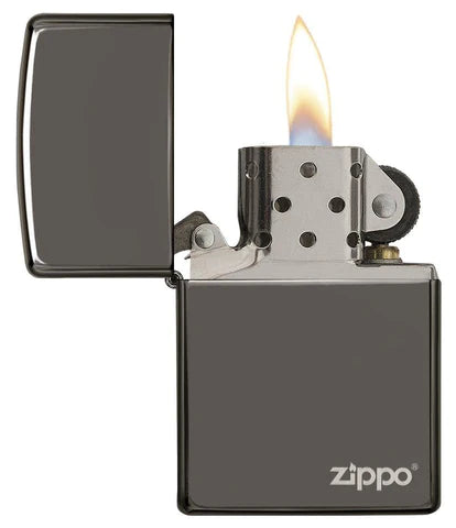 Zippo Classic Black Ice® Zippo Logo, Lighter, - Outdoor Kuwait