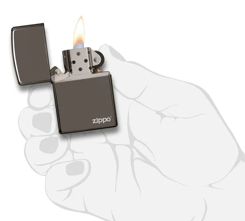 Zippo Classic Black Ice® Zippo Logo, Lighter, - Outdoor Kuwait