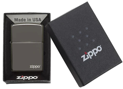 Zippo Classic Black Ice® Zippo Logo, Lighter, - Outdoor Kuwait