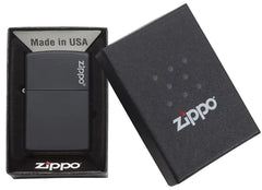Zippo Classic Black Matte with Zippo Logo