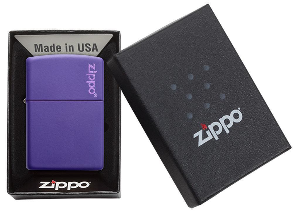Zippo Classic Purple Matte Zippo Logo, Lighter, - Outdoor Kuwait