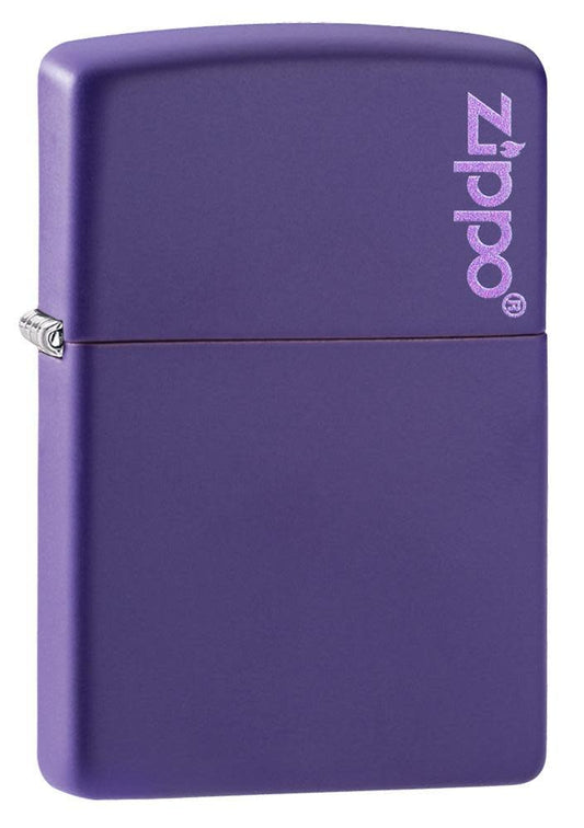 Zippo Classic Purple Matte Zippo Logo, Lighters & Matches,    - Outdoor Kuwait