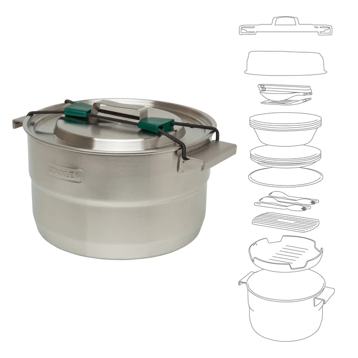 STANLEY ADVENTURE FULL KITCHEN BASE CAMP COOK SET, Cooking Set, - Outdoor Kuwait