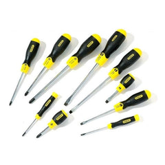 Stanley 10 pc Cushion Screwdriver Set-Tools-Outdoor.com.kw