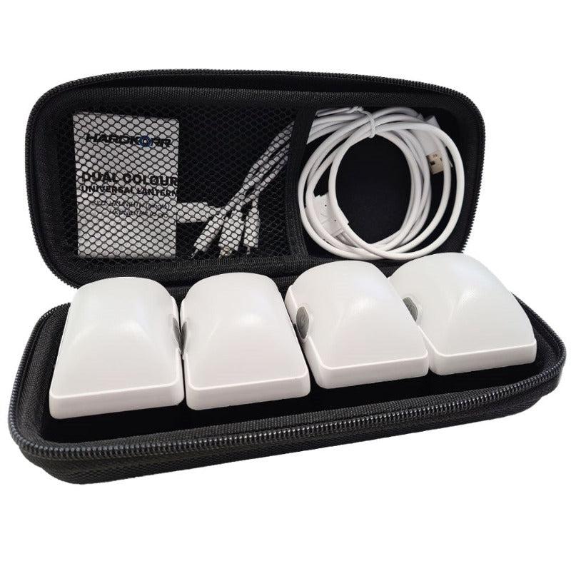 Hardkorr 4 Pack U-Lite™ Dual Colour LED Lanterns, Camping Lights & Lanterns,    - Outdoor Kuwait