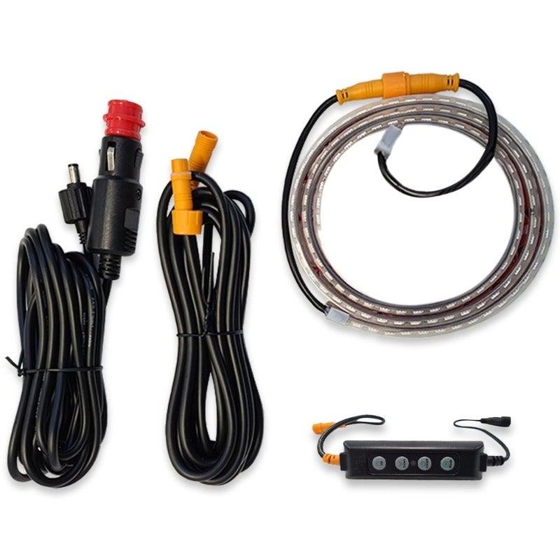 Hardkorr 1m Stick-On Tri-Colour Flexible LED Tape Light, Camping Lights & Lanterns,    - Outdoor Kuwait