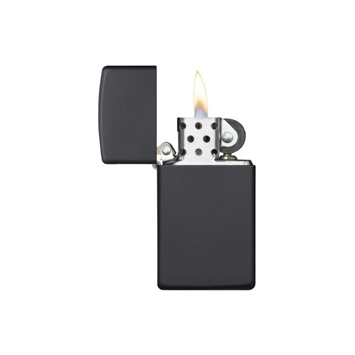 Zippo Slim Black Matte Lighter, Lighter, - Outdoor Kuwait