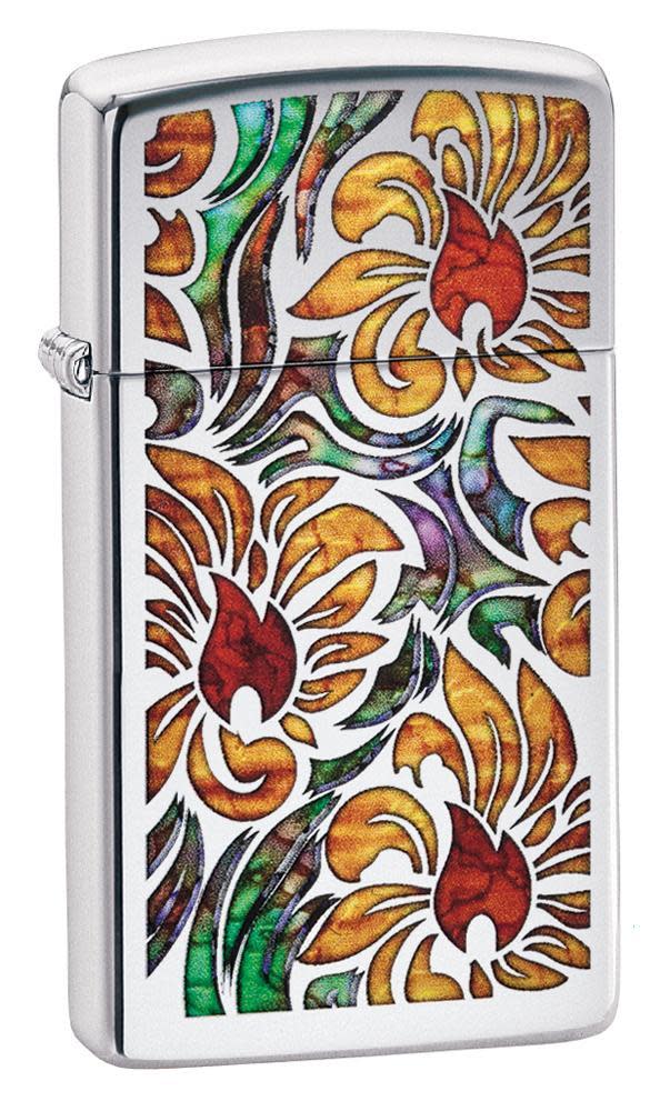 Zippo Fusion Floral Design, Lighter, - Outdoor Kuwait