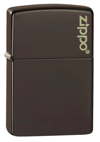 Zippo Classic Brown Zippo Logo, Lighter, - Outdoor Kuwait