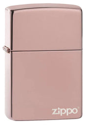 Zippo Classic High Polish Rose Gold Zippo Logo, Lighter, - Outdoor Kuwait