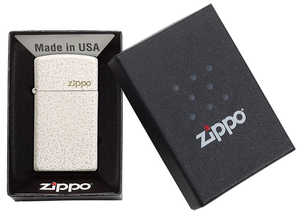 Zippo Slim® Mercury Glass Zippo Logo, Lighter, - Outdoor Kuwait