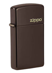 Zippo Slim® Brown Zippo Logo