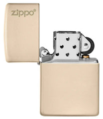 Zippo Classic Flat Sand Zippo Logo