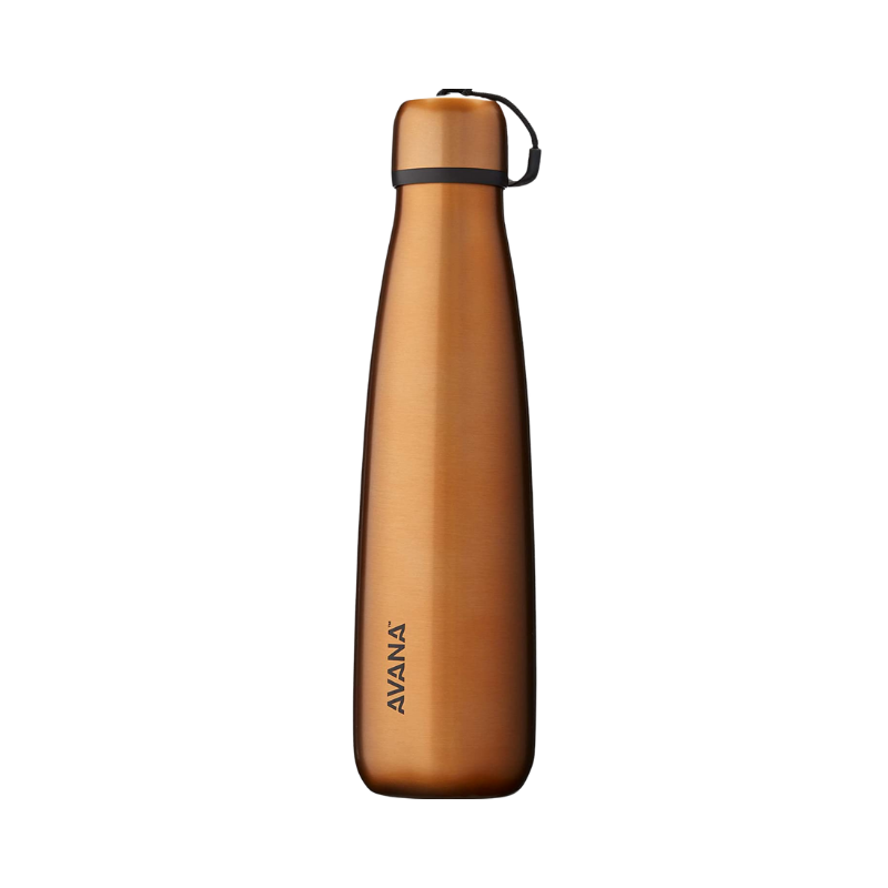 Avana Ashbury Stainless Steel Insulated Water Bottle 18 oz, Water Bottles, Copper   - Outdoor Kuwait