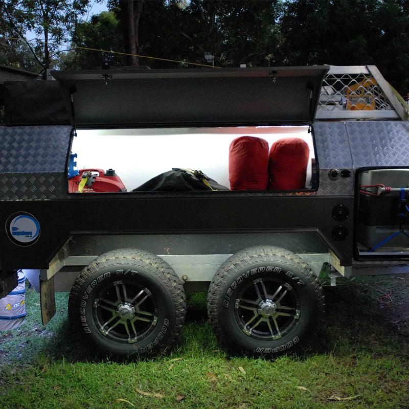 Hardkorr 1m Stick-On White LED Flexible Tape Light, Camping Lights & Lanterns,    - Outdoor Kuwait
