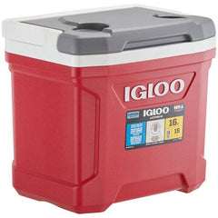 Igloo 16 Qt Latitude Blue/Red Cooler-Coolers-Outdoor.com.kw