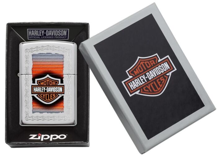 Zippo Harley-Davidson Chain, Lighter, - Outdoor Kuwait