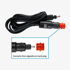 Hardkorr 3m Power Cable with 12v Cig/Merit Plug-Lights Accessories-Outdoor.com.kw