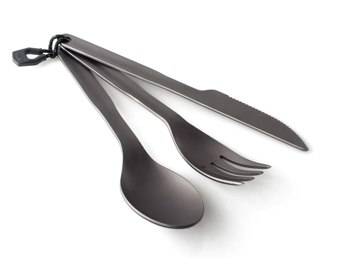 GSI Outdoor Halulite 3 pc. Ring Cutlery, Reusable Cutlery,    - Outdoor Kuwait